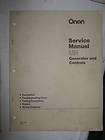 Onan UN Generator & Controls Service Repair Shop Manual OEM Vintage 