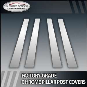  2011 2012 Bmw 5 4Pc Chrome Pillar Post Covers: Automotive