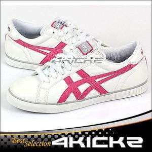 Asics Court Tempo White/Pink Womens Classic Casual 2011 Sneaker TQA402 