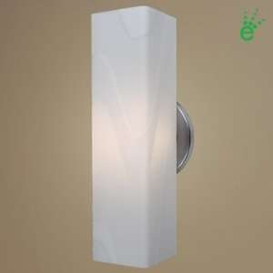  Houston II LED Sconce w White Glass: Home Improvement