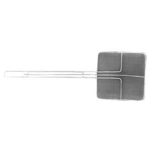  Fine Mesh Nickel Plated Wire Square Skimmer   6 3/4 X 20 