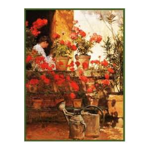 Counted Cross Stitch Chart/Graph American Impressionist Painter Childe 