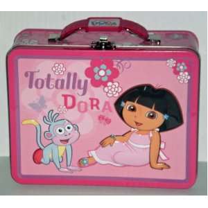   the Explorer Totally Dora Embossed Metal Lunch Box: Kitchen & Dining