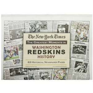  Washington Redskins Greatest Moments Newspaper