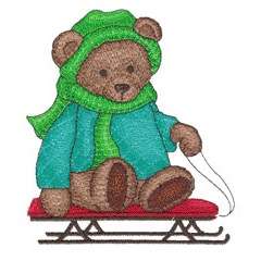 Brother Embroidery Machine Card JUMBO TEDDY BEARS  