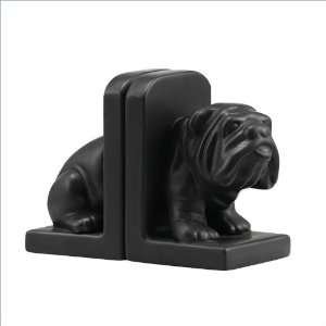  Zuo Bulldog Bookend in Black: Home & Kitchen