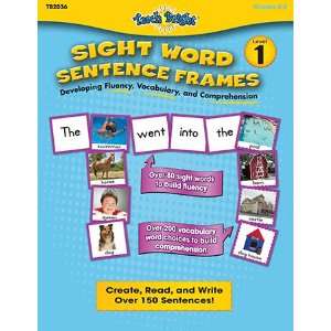  Quality value Sight Word Sentence Frames Level 1 By Teach 