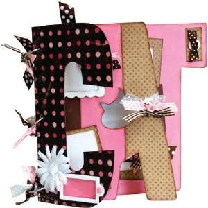  Bo Bunny My Big Fat Word Chipboard Album 9X9 3 P 