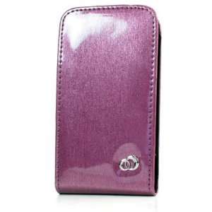   iPod Touch 4G Candy Melrose Series Flip Case   Purple Electronics