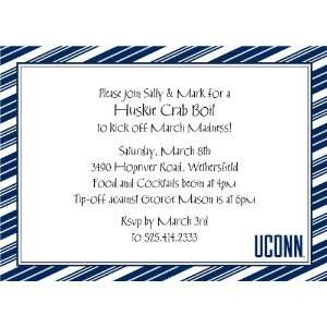  Uconn Huskies Invitations