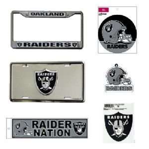  Oakland Raiders NFL Car Combo Pack
