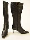 Victorias Secret Colin Stuart BLACK Knee High Leather Boots Sz 5 NIB 