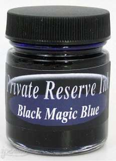 Private Reserve 50 ml Bottle Fountain Pen Ink, Black Magic Blue  