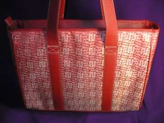TOTES LAPTOP FEATURE 16 LAPTOP TOTE HAND BAG RED NEW WITH TAGS  