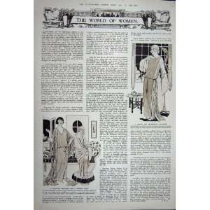   : Advertisement 1922 Womens Fashion Tea Frock Boudoir: Home & Kitchen