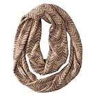 MISSONI for Target INFINITY SCARF Gold Brown Woven Knit GOLD Metallic