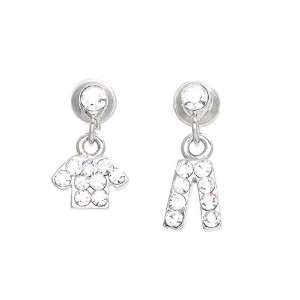 Perfect Gift   High Quality Trendy Top and Pants Earrings with Silver 