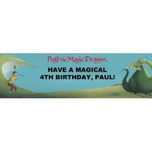  Puff, the Magic Dragon Personalized Banner Large 30 x 100 