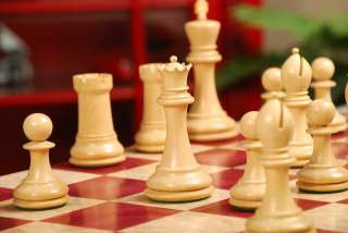 the st petersburg chess set boxwood blood rosewood on purpleheart 