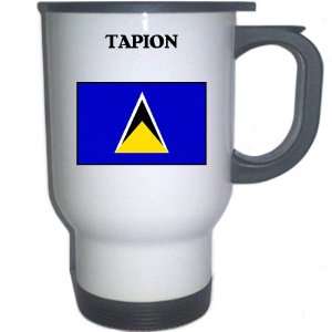  Saint Lucia   TAPION White Stainless Steel Mug 