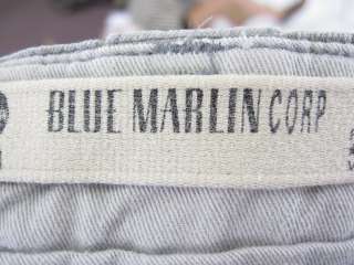 BLUE MARLIN CORP Mens Gray Cargo Shorts Size 32  