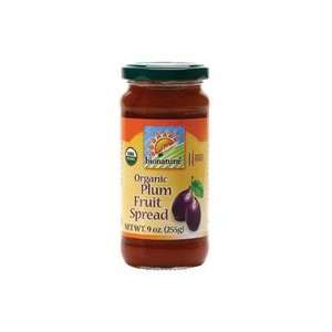  Fruit Spread, Organic, Plum, 9 oz (pack of 12 ): Health 