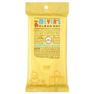 Mrs Meyers Clean Day Surface Wipes, Biodegradable 24 count (Pack Of 12 