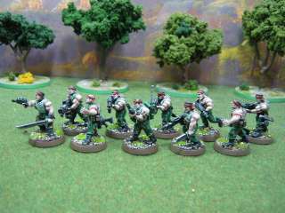 Warhammer 40K DPS painted Imperial Guard Catachan Jungle Fighters 
