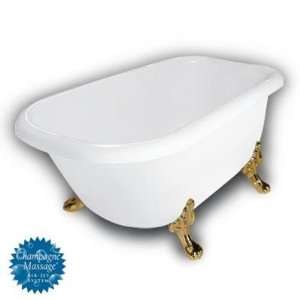   WW DM7 M2 25 PB C1 LH Jester Traditional Clawfoot Bathtub in White, Pa