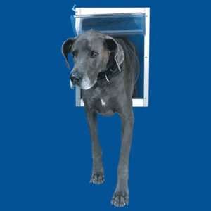   : Ideal Pet Door Deluxe White Dog Door XX Large (DDSLW): Pet Supplies