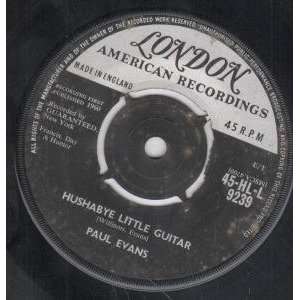   LITTLE GUITAR 7 INCH (7 VINYL 45) UK LONDON 1960 PAUL EVANS Music