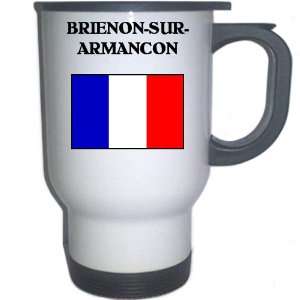  France   BRIENON SUR ARMANCON White Stainless Steel Mug 