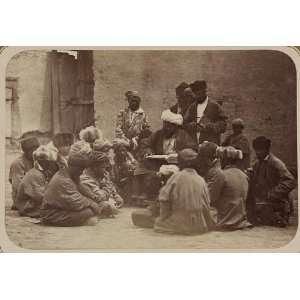   obriady i obychai Tadzhikov.Chtenie,Tajiks,Religious Ceremony,c1870