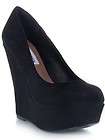 NEW STEVE MADDEN PAMMYY Party Casual Suede Platform Slip On Heel Wedge 