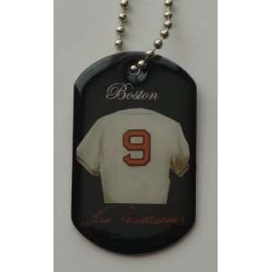 Ted Williams Dogtag with Game Used Bat 