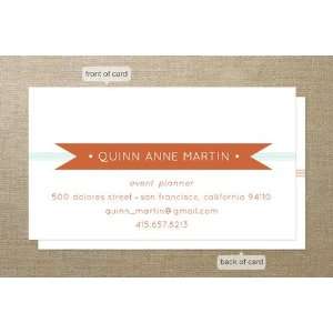    Banner + Stripes Business Cards by Lizzy McGinn: Office Products