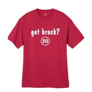  Mens Got Brock ? Throwback Red T Shirt Size Small Sports 
