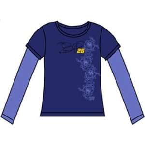 26 Jamie Mcmurray Ladies Purple 3/4 Sleeve Tee Xxl 929397:  