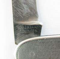 ANTIQUE SOLINGEN JUDAICA COMNPANY MARKED CLASP KNIFE »  