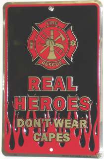 Funny Firefighter Gifts : My Real Heroes Shirts & Gifts