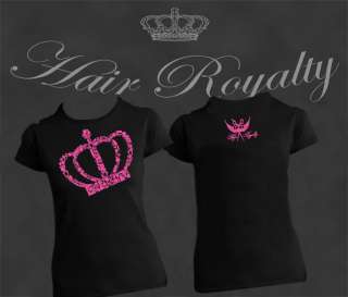 Hair Stylist T Shirt Crown of Tools by HAIR ROYALTY  