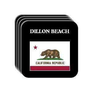 US State Flag   DILLON BEACH, California (CA) Set of 4 Mini Mousepad 