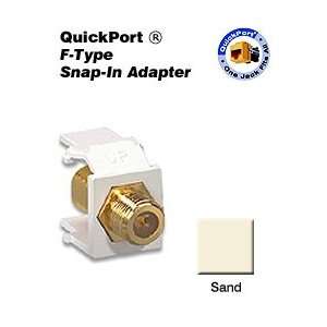  Leviton AC831 BS Acenti F Type QuickPort Snap In Adapter 