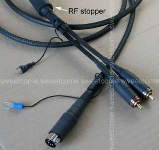 custom made tonearm cable 1.5M for Quad 33 preamp  