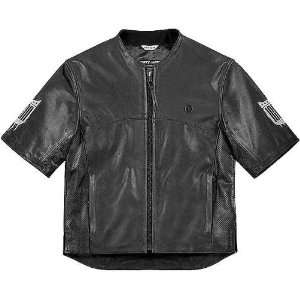  ICON 1000 SHORTY JACKET (SMALL) (BRANDED BLACK 