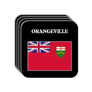 Ontario   ORANGEVILLE Set of 4 Mini Mousepad Coasters