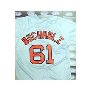  Clay Buchholz autographed Baseball Jersey (Boston Red Sox 