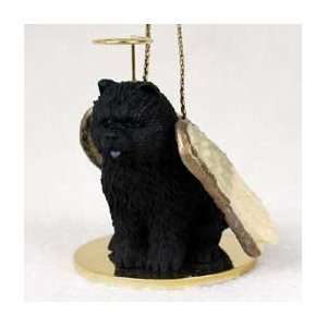  Chow Chow Angel Dog Ornament   Black: Home & Kitchen