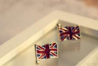 Brand New Fashion England National Flag Dangler Earrings Cute Best 
