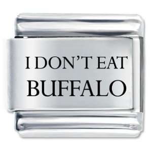  I Dont Eat Buffalo Gift Italian Charm: Pugster: Jewelry